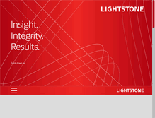 Tablet Screenshot of lightstonegroup.com